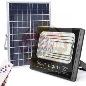 3× 100W Solar Security Floodlight Bundle