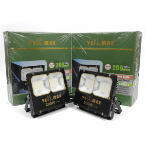 200 Watts Velmax Integrated Solar Floodlights