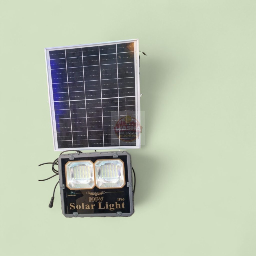 100W SolarLight Split Solar Floodlight