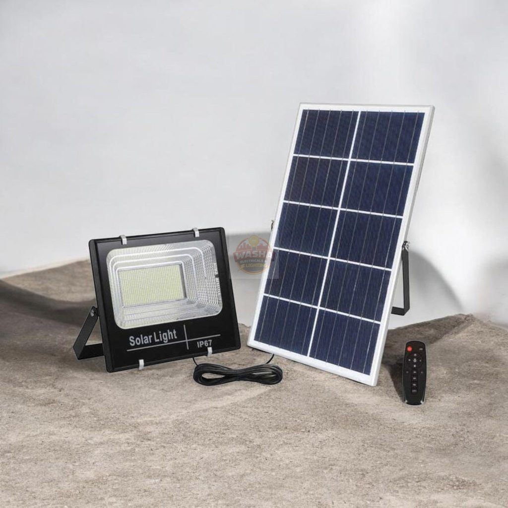 40W Solar LED Floodlight – Dusk to Dawn Security Lighting