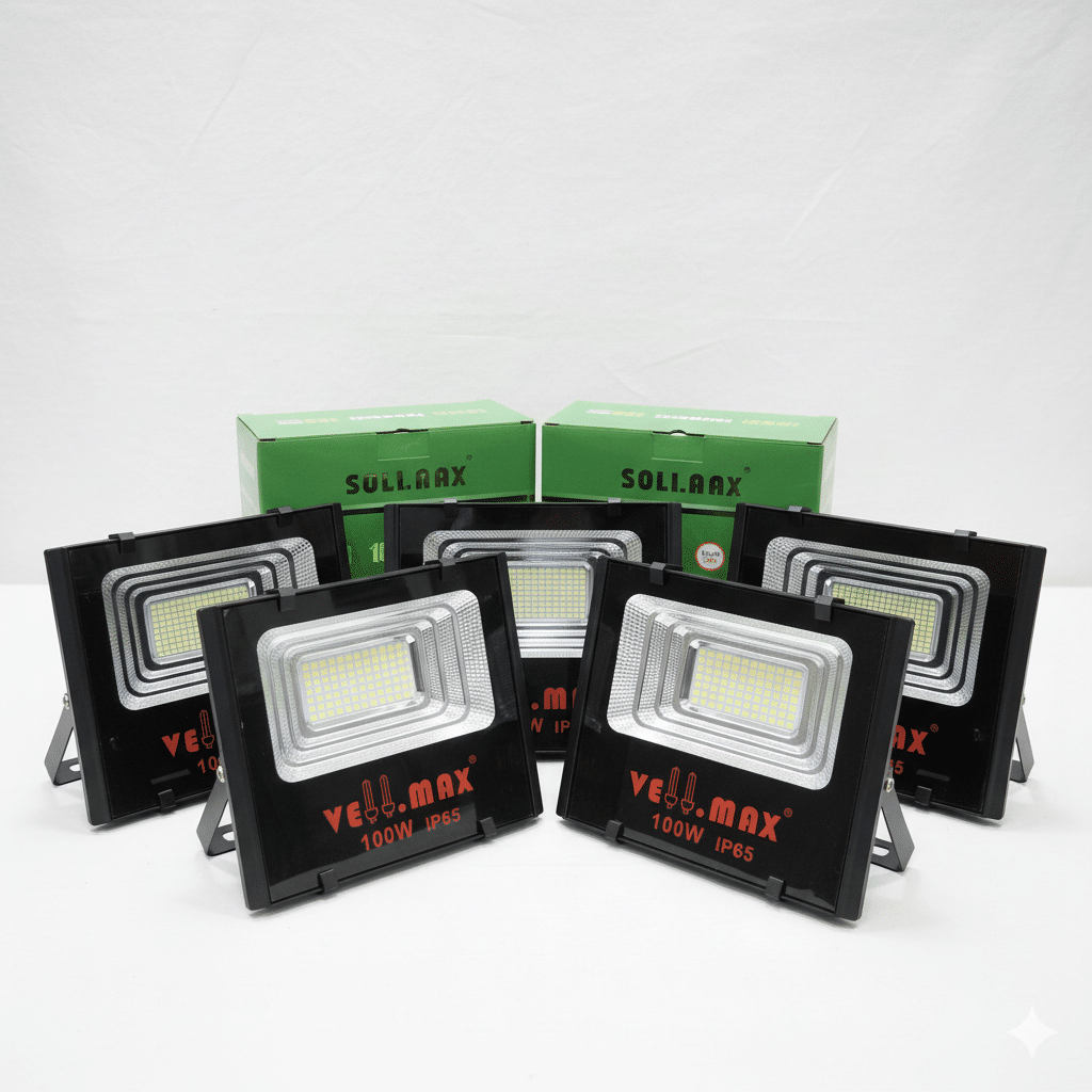 Vellmax 100W Solar Floodlight